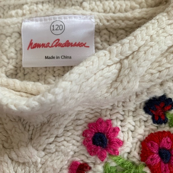 Hanna Andersson Rare Youth Knit Dress ๐บ Size 120 (6-8 yrs old) - Picture 5 of 10
